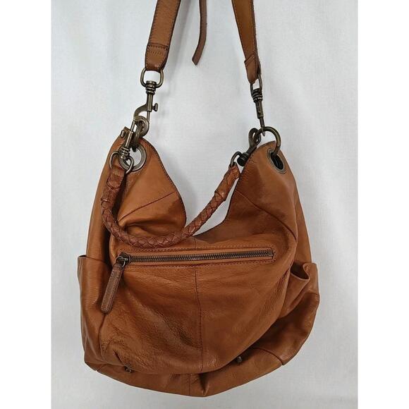 Liebeskind Handbags - Anthropologie Liebeskind‎ Berlin Brown Leather Jeany Hobo Bag Purse Tote